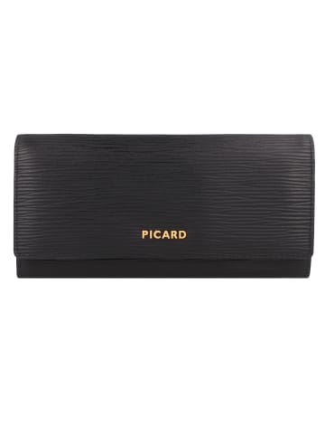PICARD Calais 1 Geldbörse Leder 19 cm in schwarz