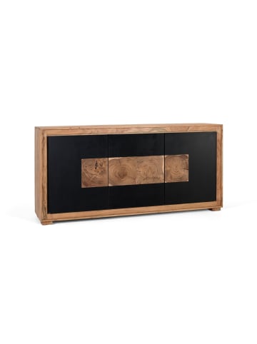 Giner y Colomer Modernes Sideboard aus Mangoholz und Eisenbeinen in Brown