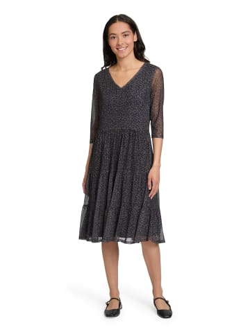 Vera Mont Stufenkleid mit Stufen in Blau/Khaki