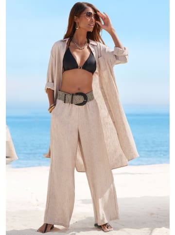 Buffalo Schlupfhose in beige meliert
