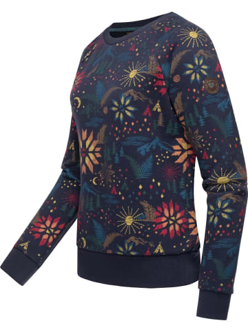 ragwear Kapuzensweatshirt Johanka Print in Navy