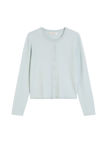 Marc O'Polo Cardigan slim in silvery blue