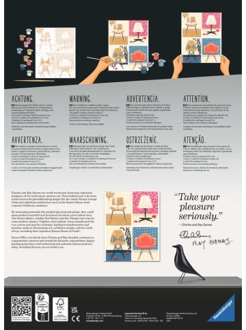 Ravensburger Malprodukte CreArt Adults Trend EAMES - Take a Seat CreArt Adults Trend Ab 12 Jahre in bunt