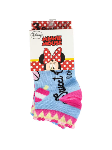 Disney Minnie Mouse 3er - Pack Kindersocken Disney Minnie Mouse in Bunt