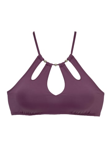 LASCANA Bustier-Bikini-Top in bordeaux