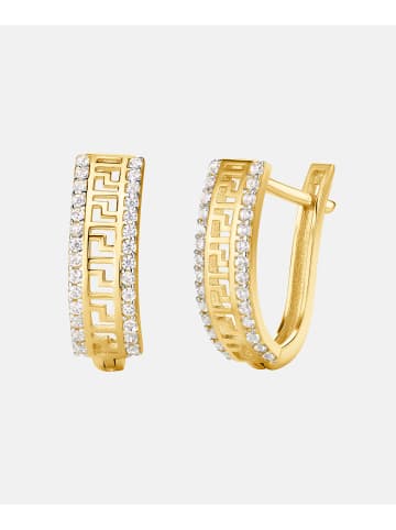 Diamant L'éternel Ohrringe aus 585 Gelbgold
