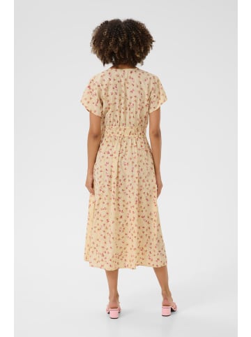 CULTURE Kleid CUpuglia Relaxed fit in Offwhite/Rosa Flower