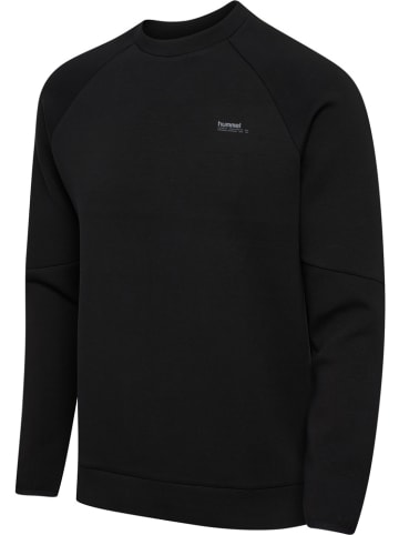 Hummel Hoodie "Hmltech Fleece Regular Crew" in Schwarz