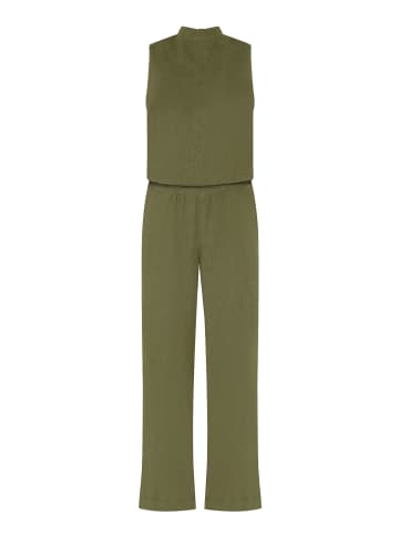 CARTOON Jumpsuit mit hohem Kragen in Burnt Olive