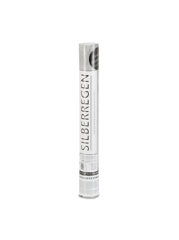 relaxdays 5 x Party Popper in Silber - 40 cm