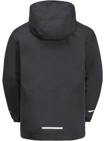 Jack Wolfskin 3 in 1 Funktions-Outdoorjacke ICELAND 3IN1 JACKET K in Schwarz