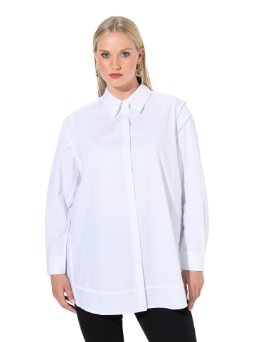 Ulla Popken Hemdbluse in schneeweiß