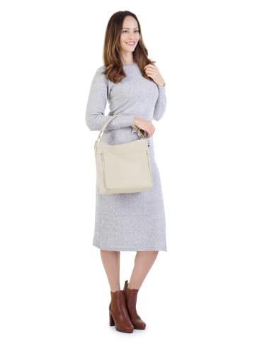 Cluty Handtasche echt Leder in beige