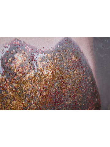 Mauro Ferretti Mehrfarbiger Leinwanddruck mit Gesicht, 120 x 3,8 x 80 cm