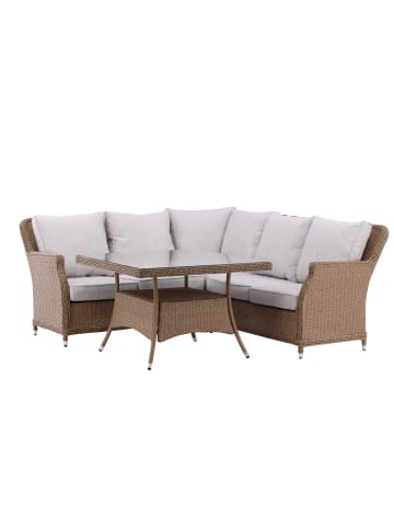 ebuy24 Lounge-Set Vikelund 2-teilig Beige 100 x 100 cm