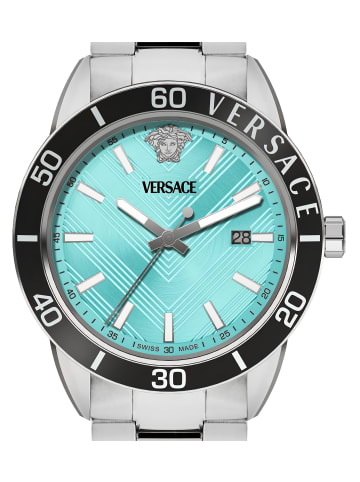 Versace Analoguhr für Herren in trkis