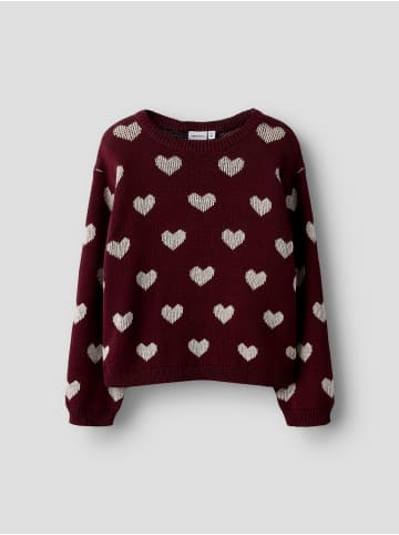 name it Strickpullover in Burgundy