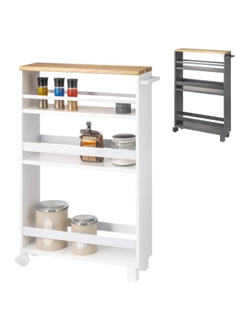 eluno Küchen-Nischenwagen grau