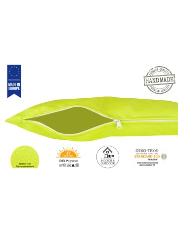 JACK 2er Set Outdoor Kissenhülle 60x60cm Uni in Limette