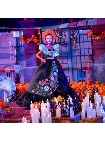 Barbie Signature Puppe 2024 Día De Muertos farbenfrohen Accessoires 3+ HRM72