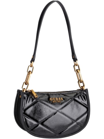 Guess Abendtasche Cilian QP Top Zip Saddle Shoulder Bag in Black