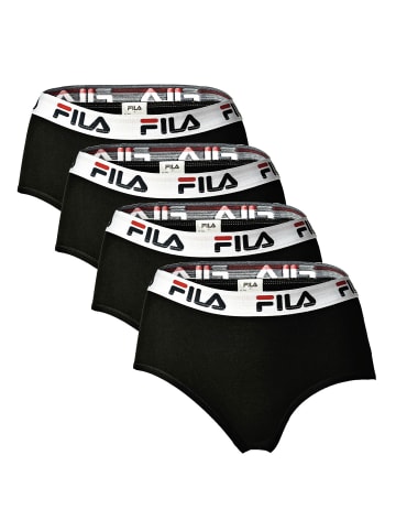 Fila Panty 4er Pack in Schwarz