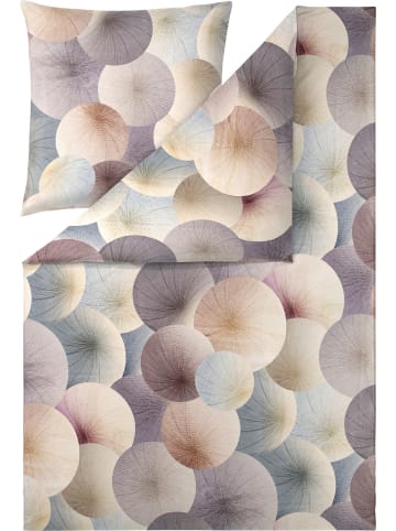 Estella Mako-Satin Bettwäsche in creme-mauve