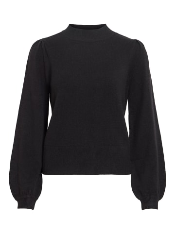 Vila Strickpullover in Black