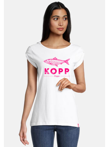 Salzhaut Shirt BIIKE - FISCHKOPP DIGGA in White
