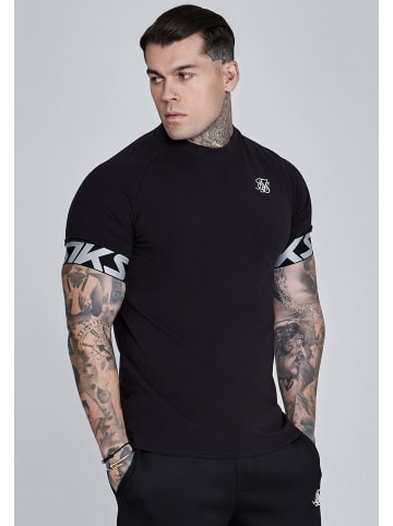 SikSilk T-Shirt Tech in Black