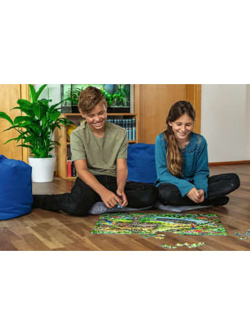 Ravensburger Puzzle 368 Teile Kinderpuzzle 368 Teile - EXIT Puzzle Kids Die Dschungelexpedition Ab 9 Jahre in bunt
