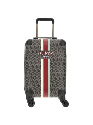 Guess Wilder 18 IN - 4-Rollen-Kabinentrolley 46 cm XS in charcoal logo