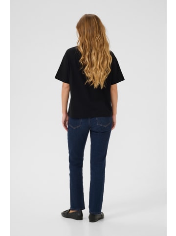 Kaffe T-shirt KAtomina Oversize fit in Black Deep