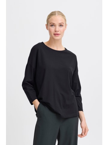 b.young Longsleeve in Schwarz