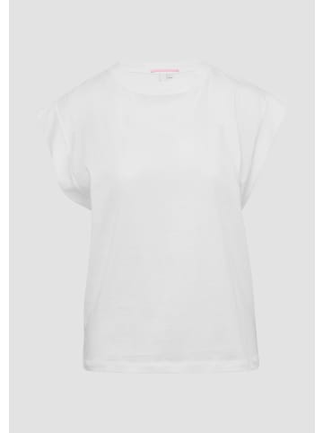 QS T-Shirt in 0100_weiß