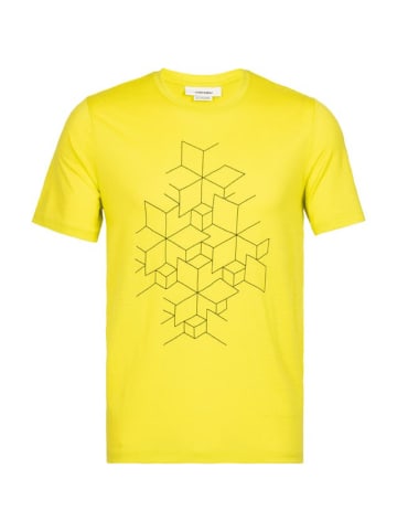 icebreaker T-Shirt M Tech Lite II SS Snowflake in Gelb