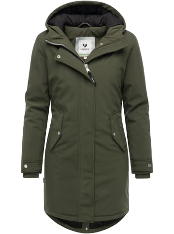 ragwear Softshellmantel Itiga in Dark Olive