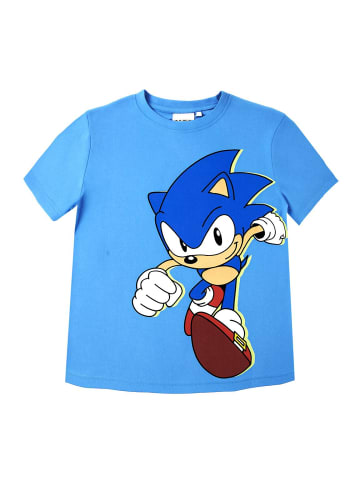 Pokémon Sonic the Hedgehog Jungen T-Shirt in blau