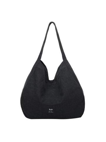 Fritzi aus Preußen Easy Limited Barbie Malibu Denim Schultertasche 48 cm in blacky
