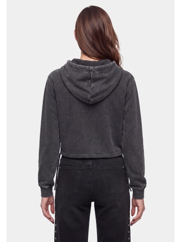 myMo ROCKS Women Hoodie in Grey Stone Wash