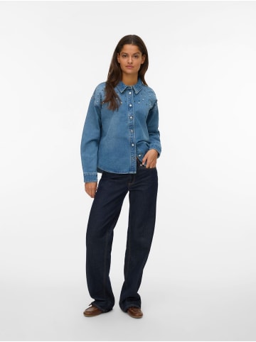Vero Moda Jeanshemd in Medium Blue Denim