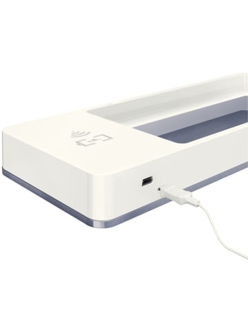 Leitz Stifteschale Wow Duo Colour mit Induktionsladegerät weiß