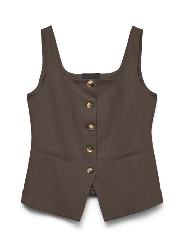 Vero Moda Weste in Chocolate Martini