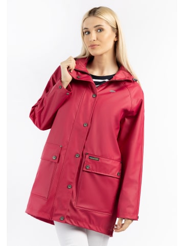 Schmuddelwedda Damen Oversized Regenmantel in Beere-280