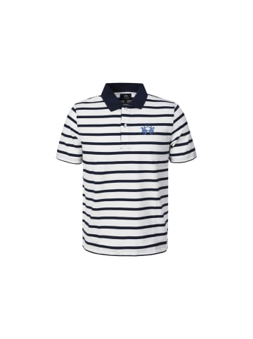 La Martina Poloshirt MCP010 in blau/weiss