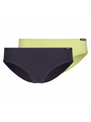 Skiny Slip 2er Pack in Dunkelblau/Hellgrün