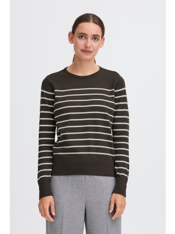 Oxmo Strickpullover OXKeana in Braun