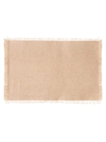 Secret de Gourmet Platzmatte aus Baumwolle MAHA in Beige, (B) 34 x (H) 0,2 x (L) 49 cm
