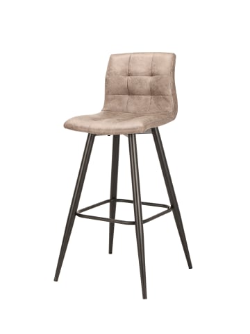 byLiving 2er-Set: Barstuhl Simone in Braun - 42 (B) x 51 (L) x 103 (H) cm