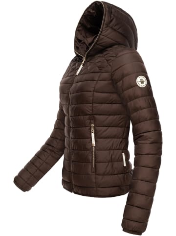 Navahoo Steppjacke Ich Bin Hübsch in Dark Choco